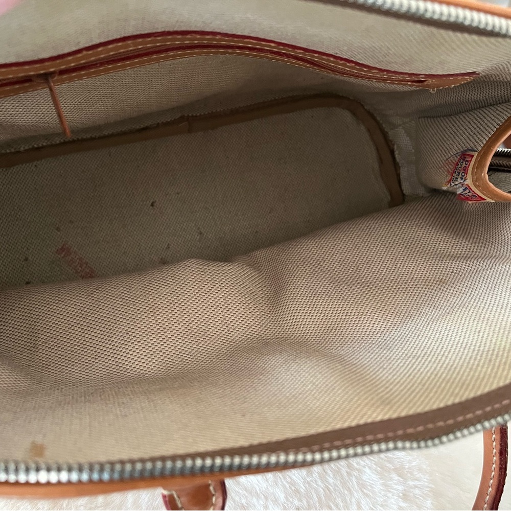 Dooney & Bourke Monogram Canvas and Leather Handbag - Picture 9 of 16